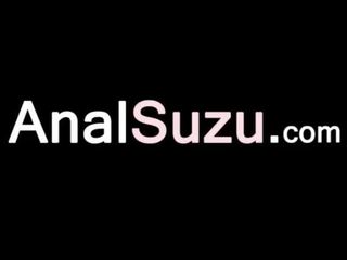 Dyp anal kjønn med hårete japansk femme fatale